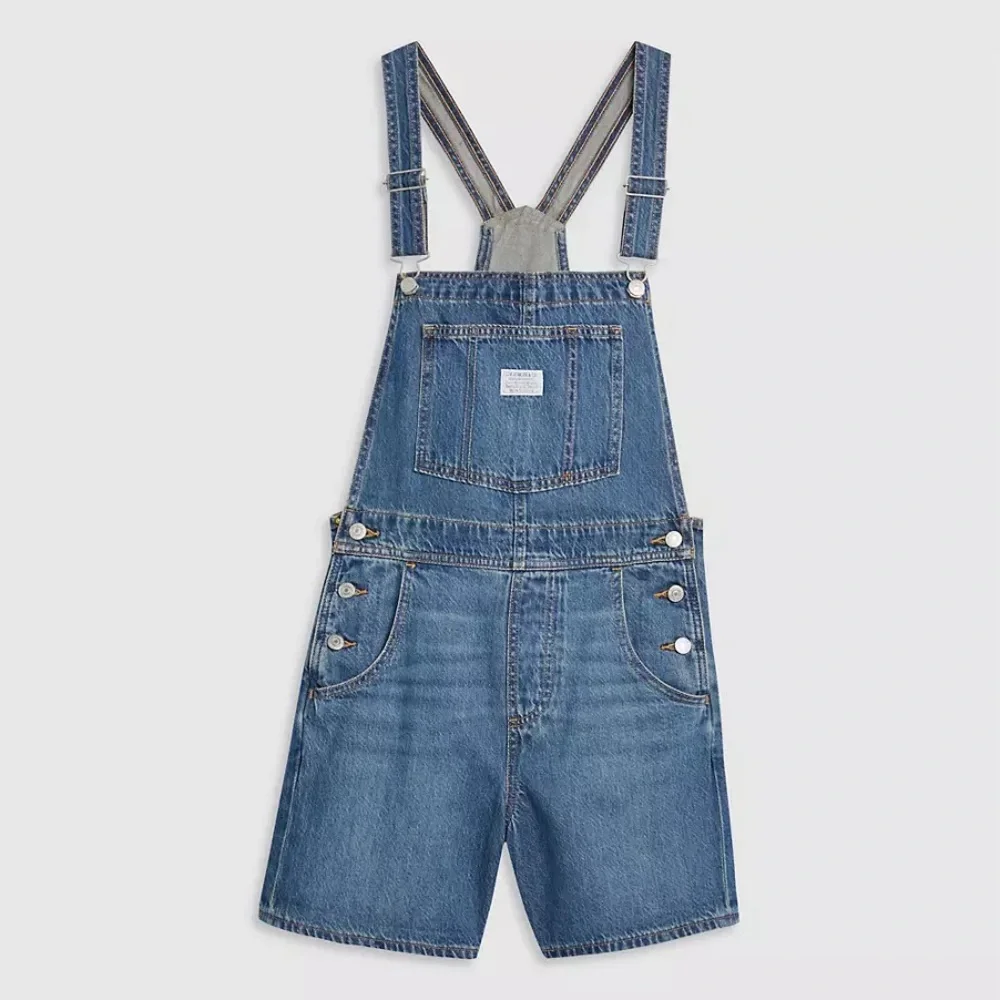 Vintage Levi's Blue Denim Women's Shortalls XL